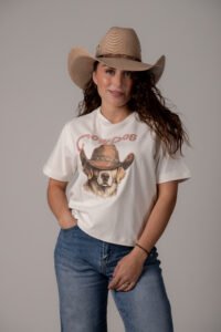 PLAYERA DAMA - "COW DOG"