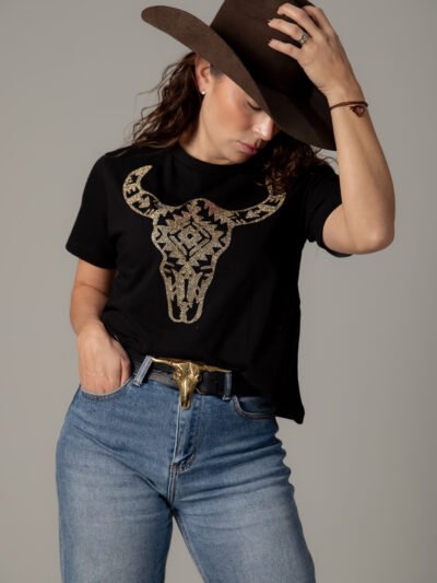 PLAYERA DAMA - "CRÁNEO TORNASOL"