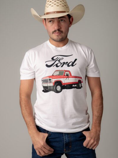 PLAYERA CABALLERO - "FORD 80 ROJA"
