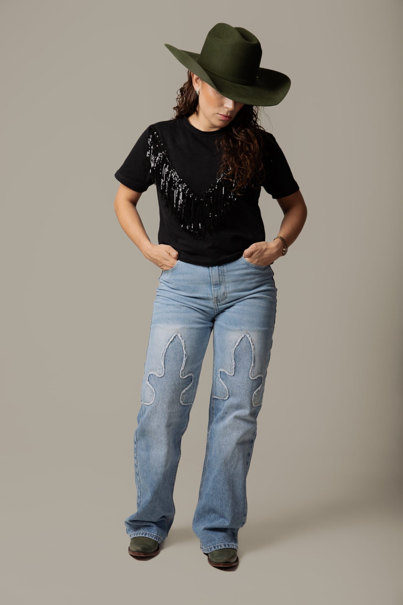 Jeans Vaqueros para Dama Bordado
