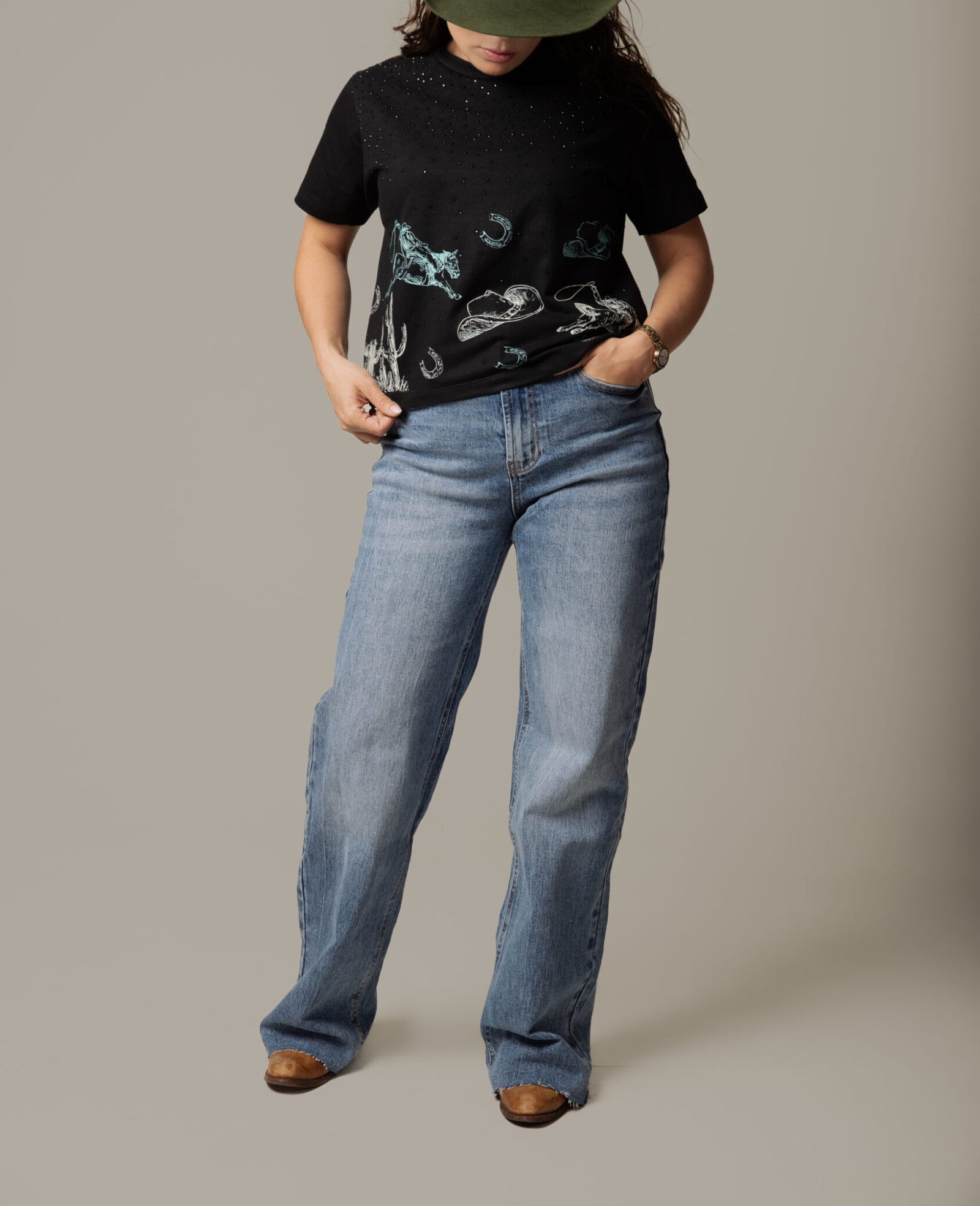 Jeans Clásico Vaquero para Dama