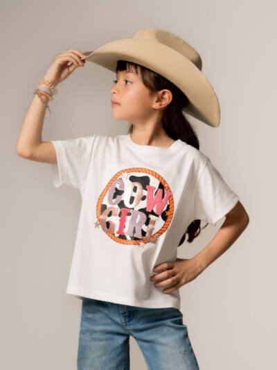 PLAYERA PARA NIÑA - "COWGIRL"