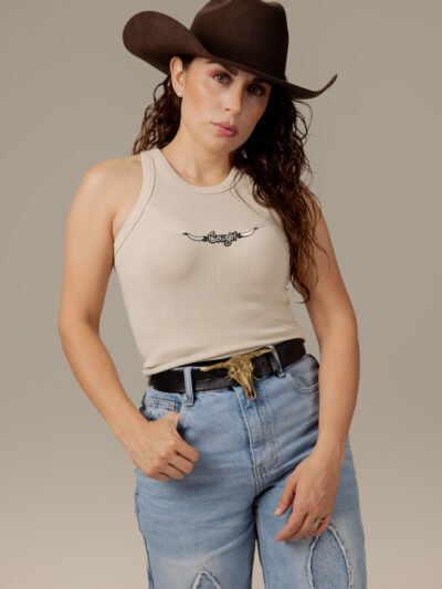 Blusa de Resaque Bordado Cowgirl