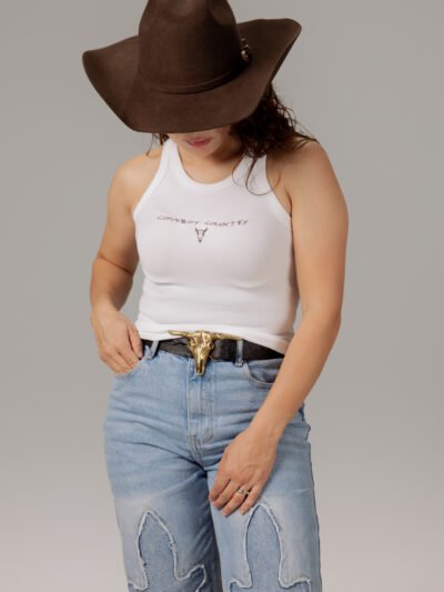 Blusa de Resaque Bordado Cowboy Country