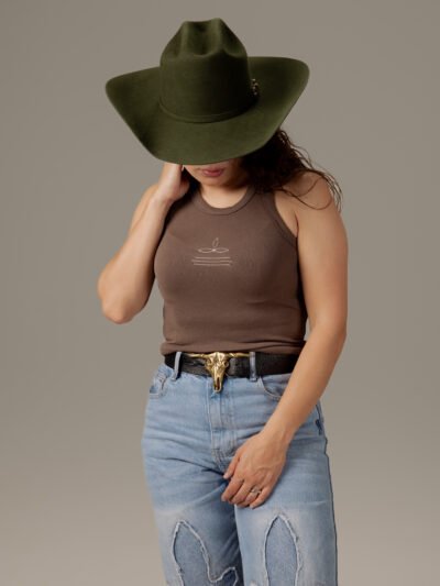 Blusa de Resaque Bordado Vaquero