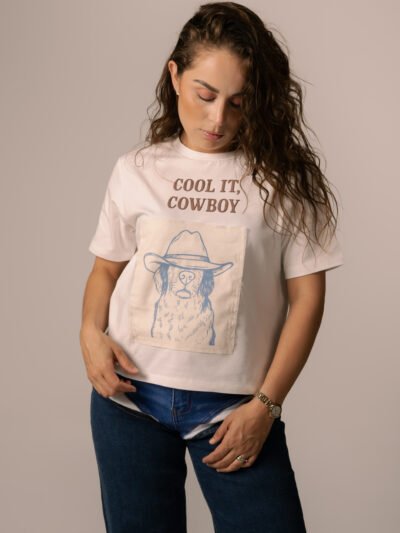 Playera Dama - "Cool It Cowboy"