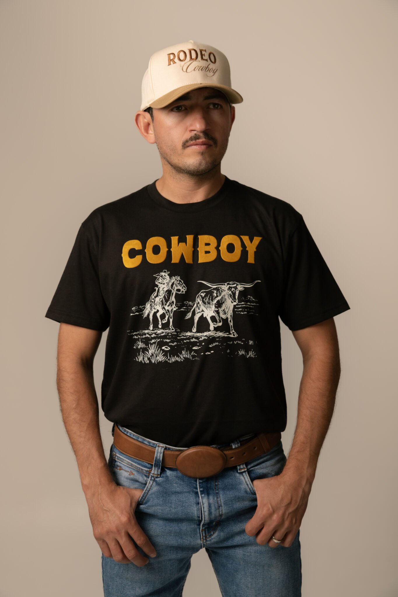 PLAYERA CABALLERO - "COWBOY VAQUERO"