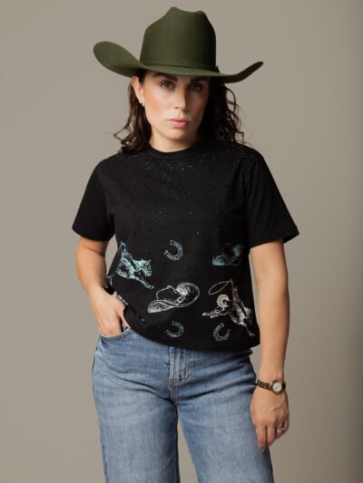 Playera Dama - "Brillos West"