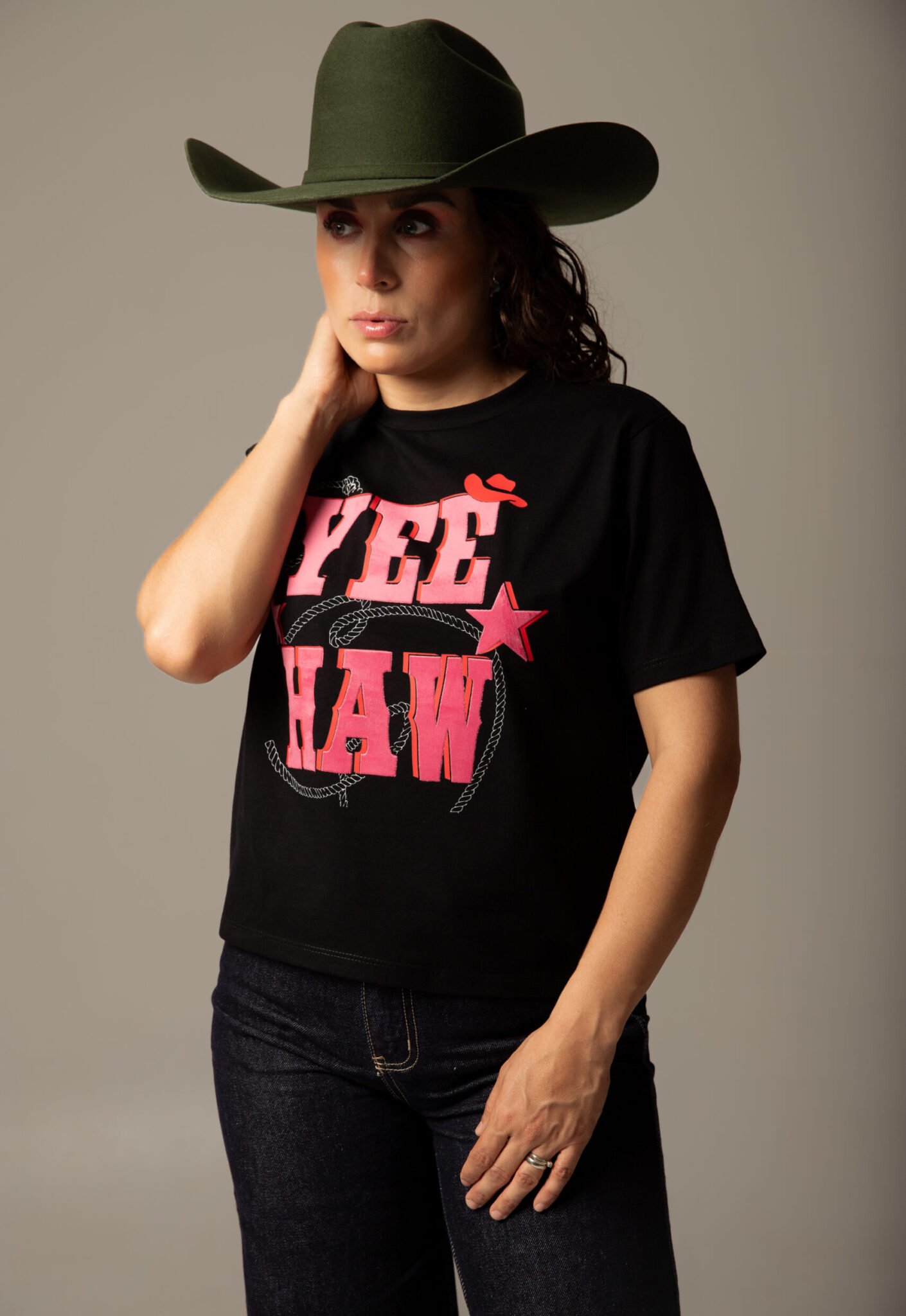 Playera Dama - "Yee Haw"