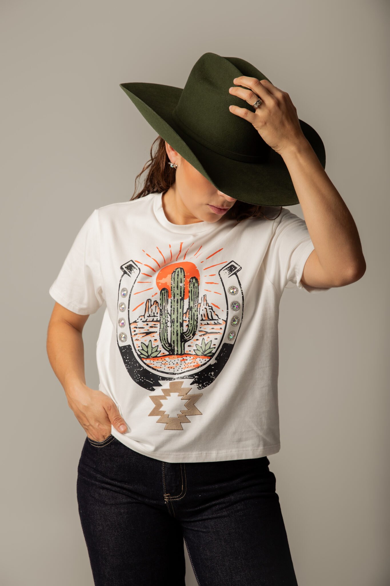 Playera Dama - "Lucky Cactus"