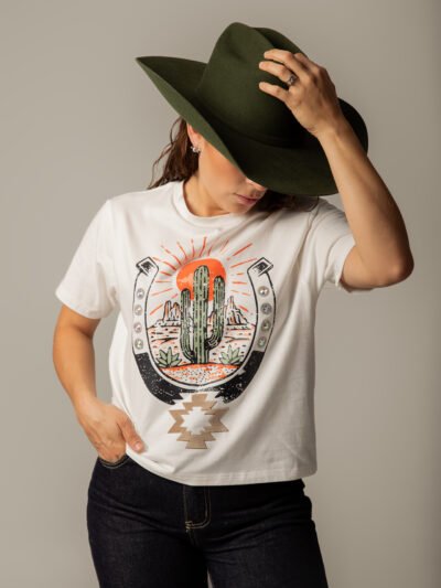 Playera Dama - "Lucky Cactus"