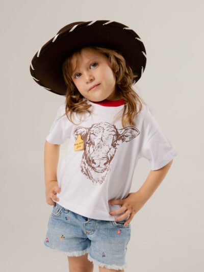 PLAYERA BEBÉS & NIÑOS - "VAQUILLA COQUETA"