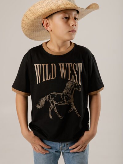 PLAYERA PARA NIÑOS - "WILD WEST"