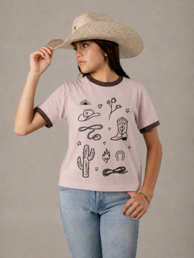 PLAYERA NIÑA - "FLOWERS"