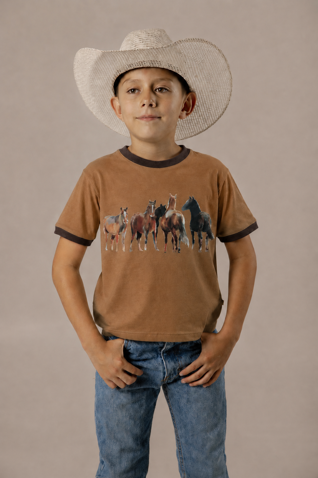 PLAYERA JUVENIL - "CABALLOS"